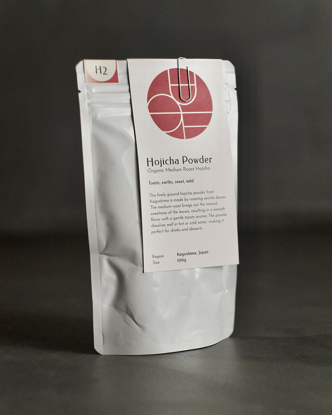H2 / Organic Hojicha Powder, Medium Roast
